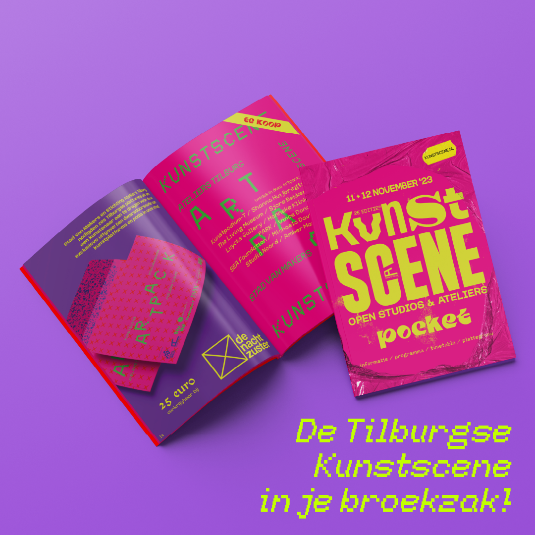 Pocket promo 1 | Programma kunstscene open ateliers  Tilburg - Kunstscene