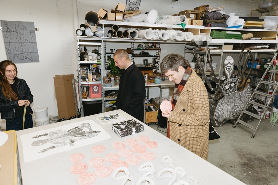 Atelier Nina van de Ven - foto door Heleen van Outheusden